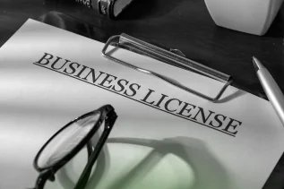 Official UAE business license and commercial permit documentation.