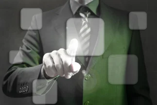 Consultants checking and reserving the desired trade name for new business registration.