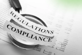 Icon representing commitment to full regulatory Compliance and legal adherence in all business activities.